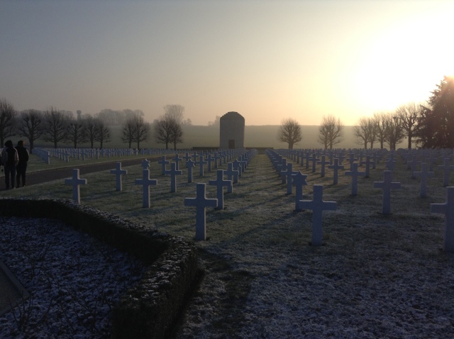 Somme American Cemetery in Bony, France