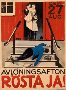 1922 Swedish Prohibition poster
